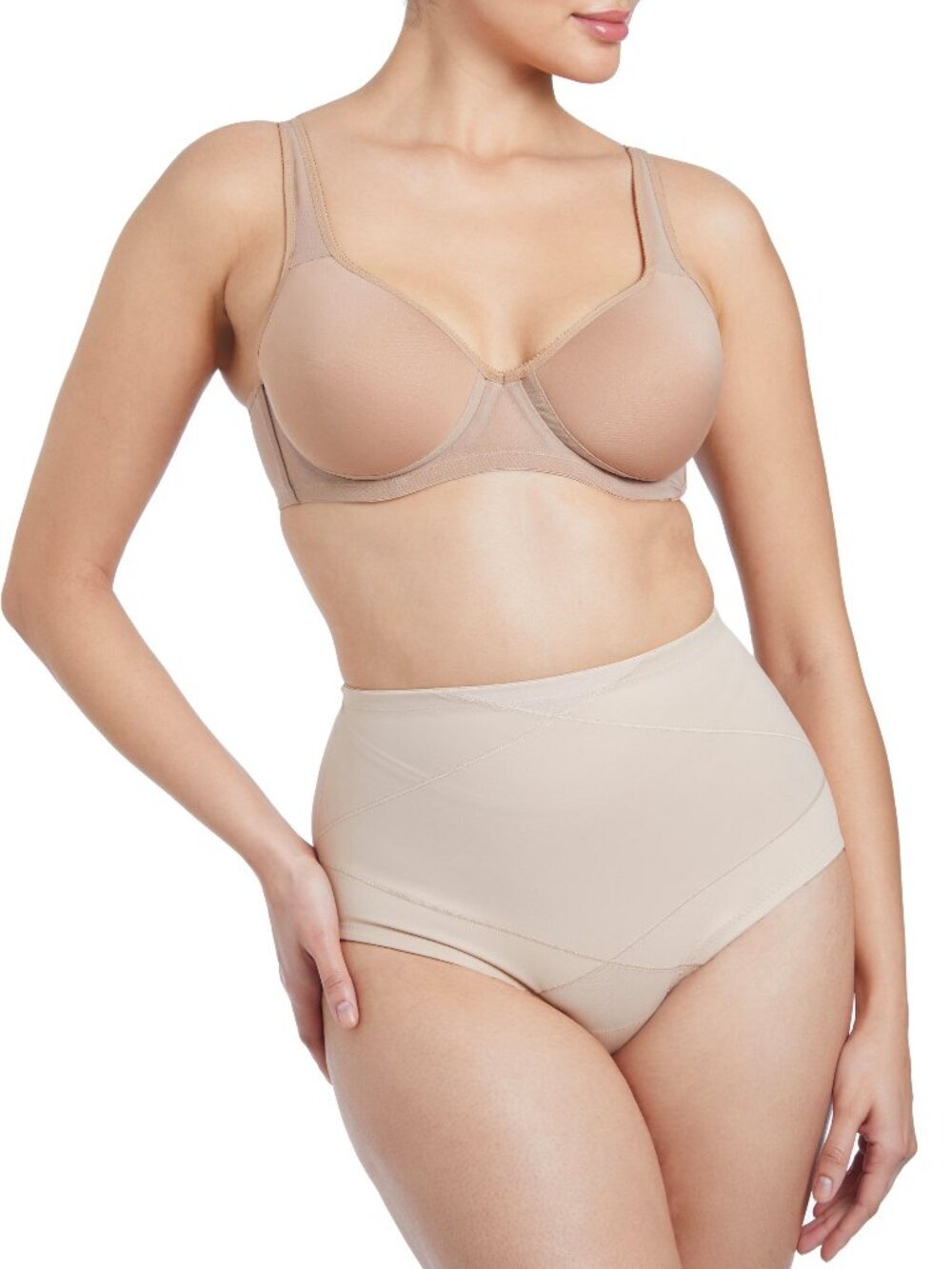 Cupid Intimates Tummy Tuck Shaping Brief - Beige